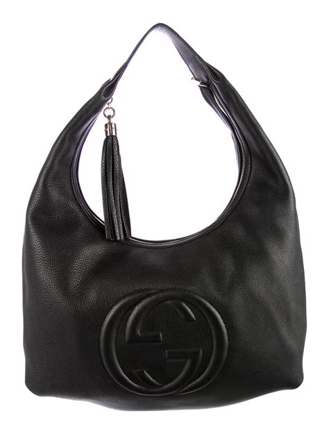 black hobo gucci bag